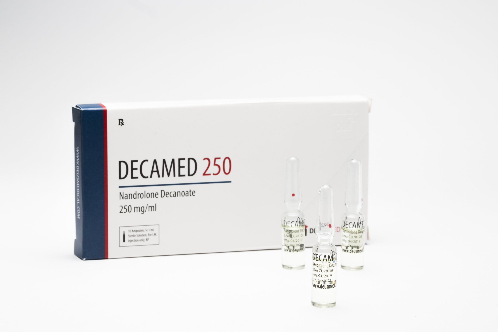 DECAMED 250 (decanoato de nandrolona) DeusMedical 10ml [250mg/ml]