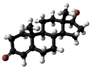 molecula de testosterona